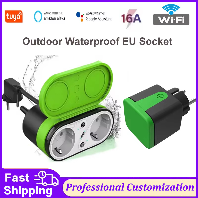 Timer Dual Outlet - مقبس ذكي خارجي واي فاي من