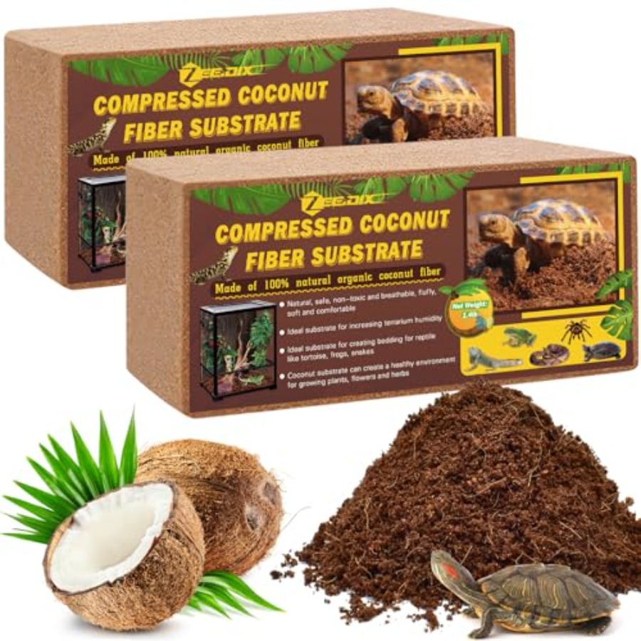 Substrate Coconut Fiber - عبوة من قطعتين من ألياف جوز