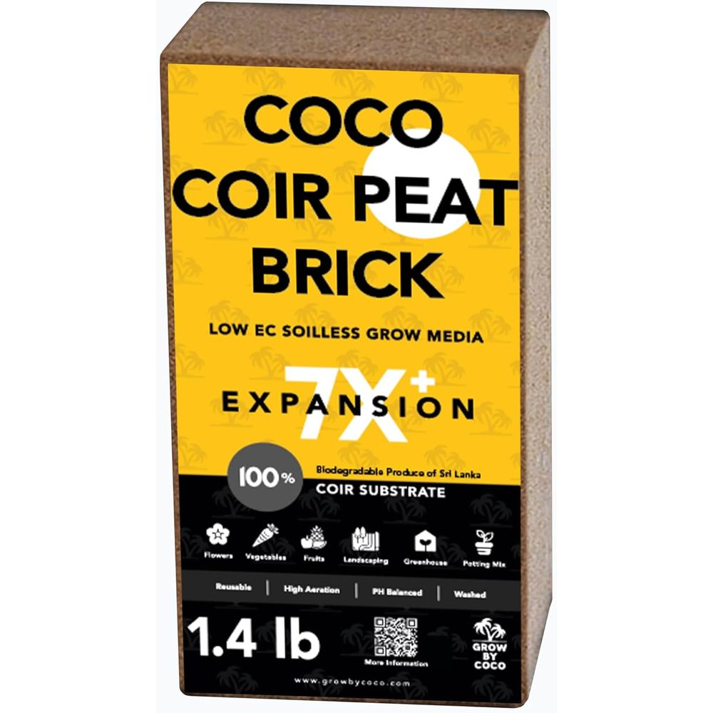 Substrate Coconut Fiber - طوب تربة عضوي فاخر بوزن 650