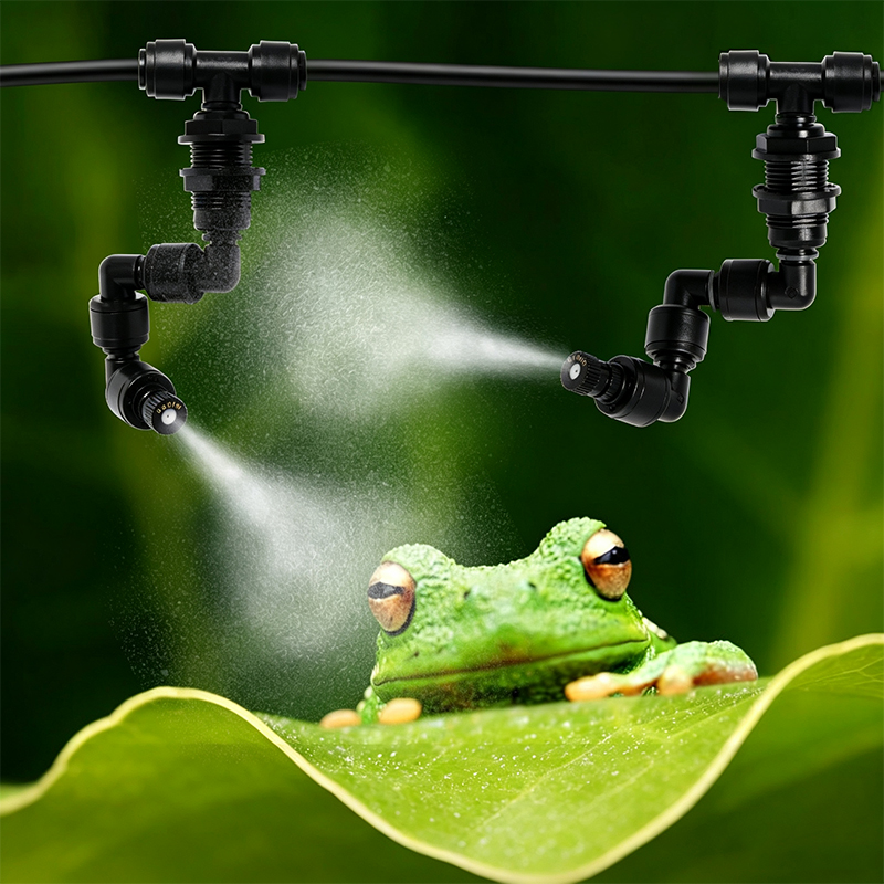 Misting Nozzle Reptile - 1 قطعة رشاش ضباب دوار 360