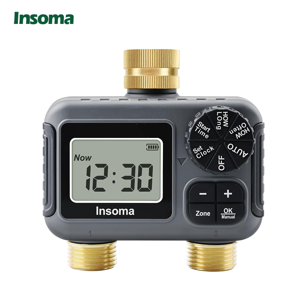 Timer Dual Outlet - Insoma-نظام ري ذكي ، منافذ مزدوجة