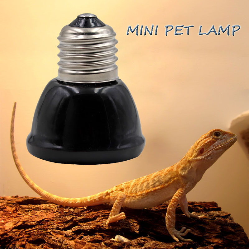 Ceramic Heat Emitter - أسود صغير الحيوانات الأليفة مصباح التدفئة