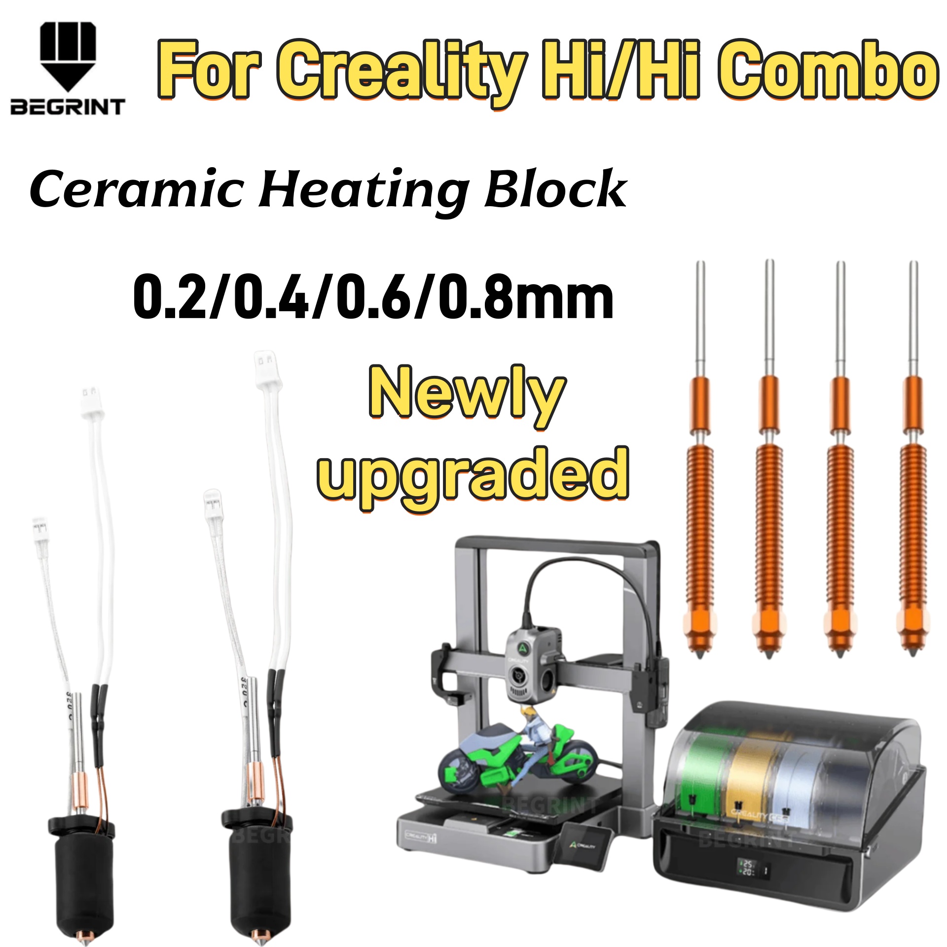 Ceramic Heat Emitter - طقم سخان سيراميك عالي الحرارة لطابعة