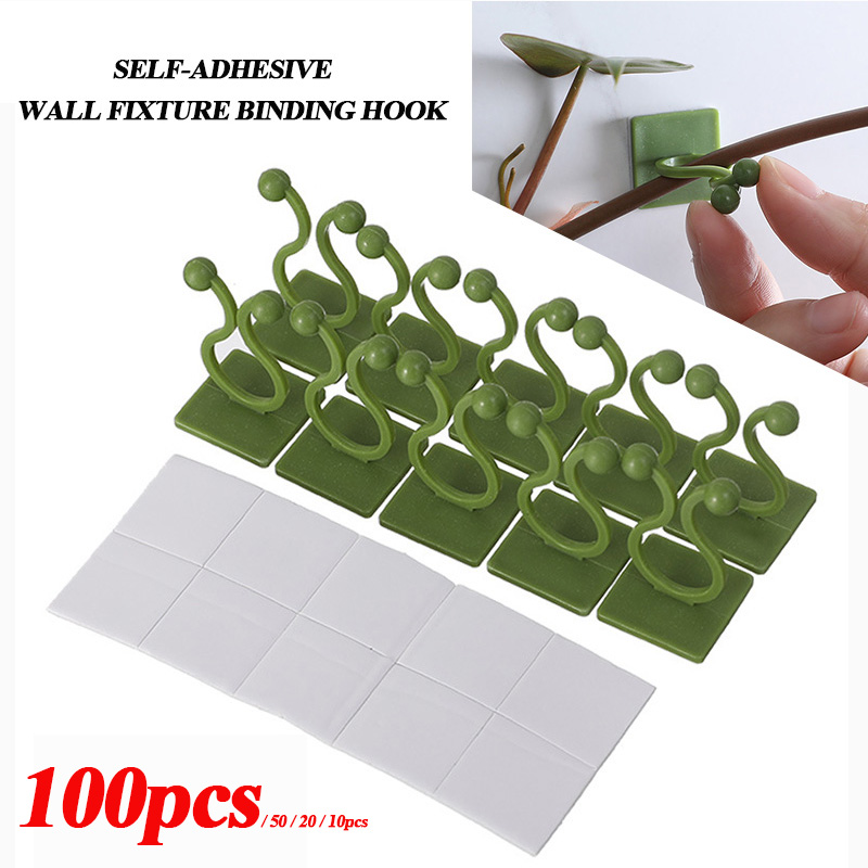 Vine Climbing Plastic - 100 قطعة-منزل حديقة النبات تسلق جدار