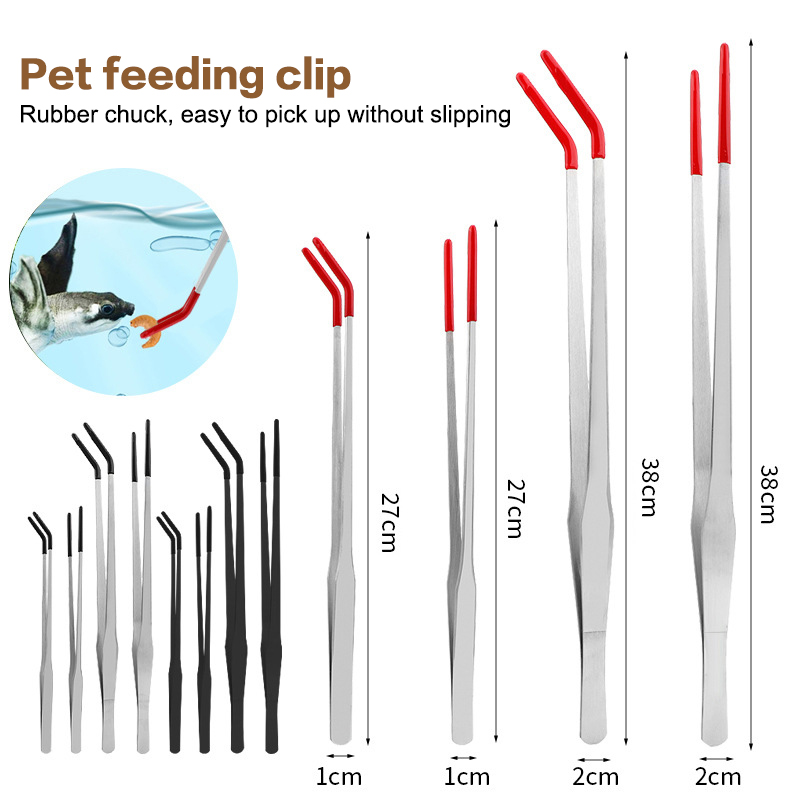 Feeding Tong Stainless - ملقط تغذية الزواحف من الفولاذ المقاوم