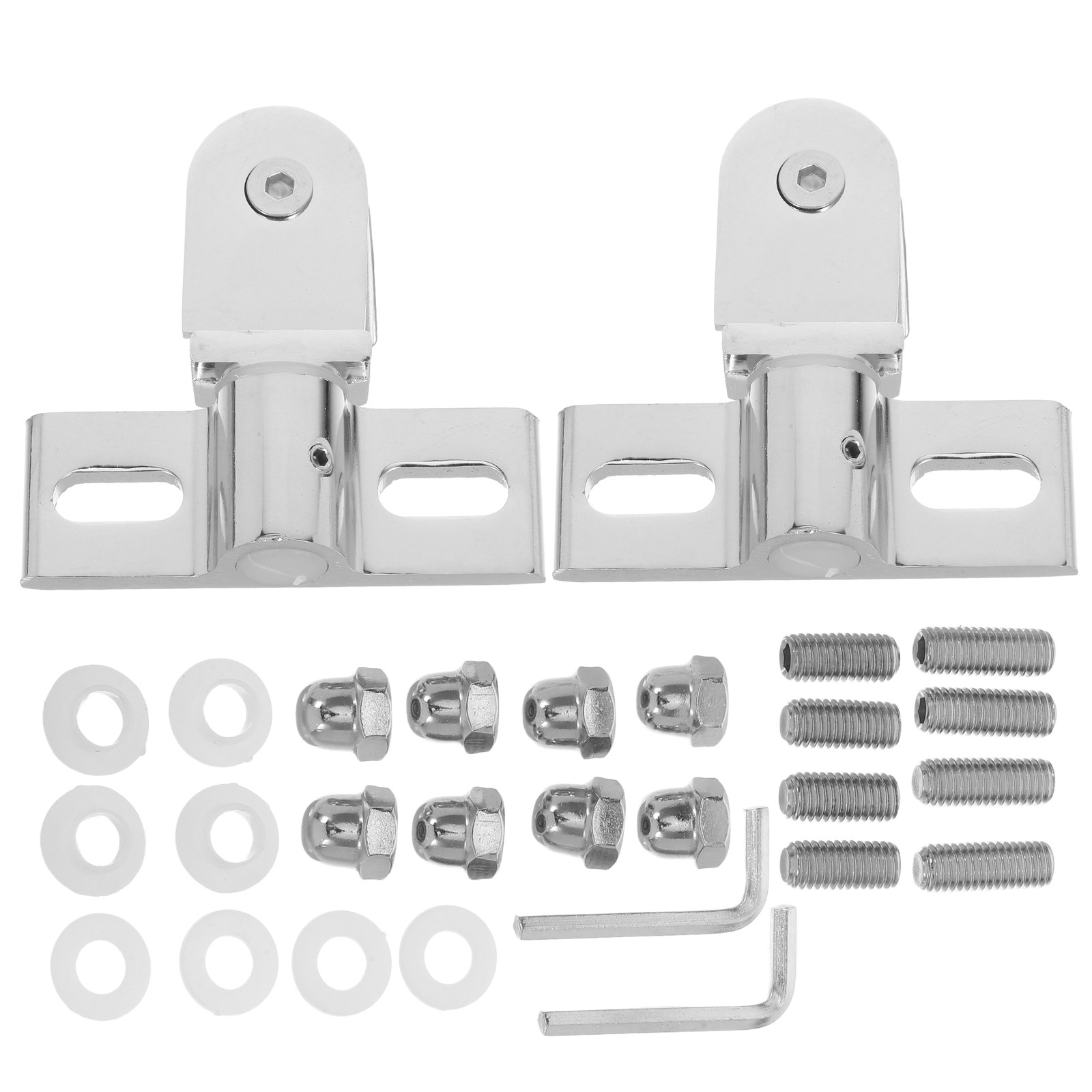 Glass Door Hinge - طقم من قطعتين من مفصلات أبواب