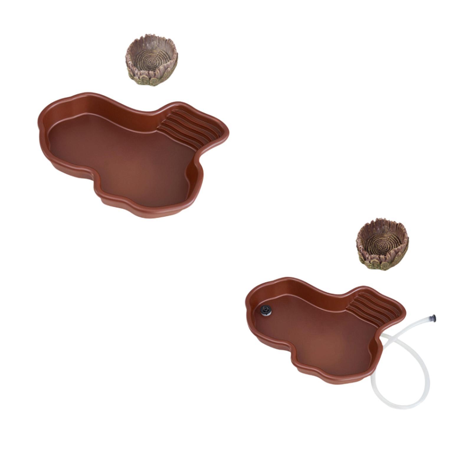 Water Dish Reptile - طبق تغذية الزواحف، حمام سباحة للزواحف،