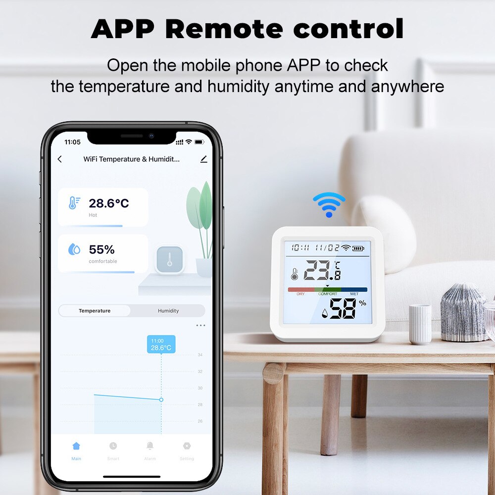 تويا جديد واي فاي واي فاي ذكي  - مراجعة Digital Hygrometer Probe وسعره