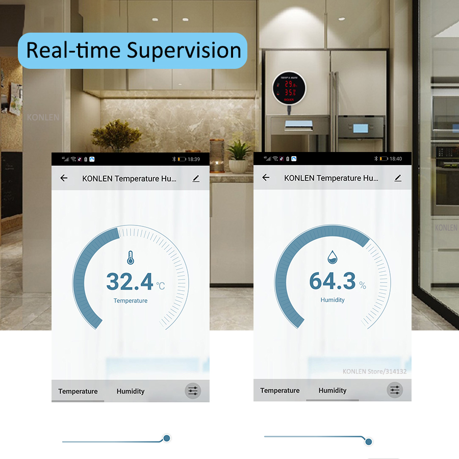 Tuya WIFI مستشعر درجة الحرارة  - مراجعة Digital Hygrometer Probe وسعره