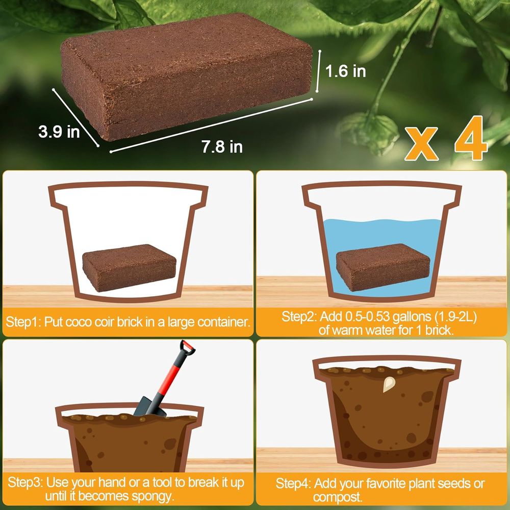 ألياف جوز الهند العضوية المضغو - مراجعة Substrate Coconut Fiber وسعره