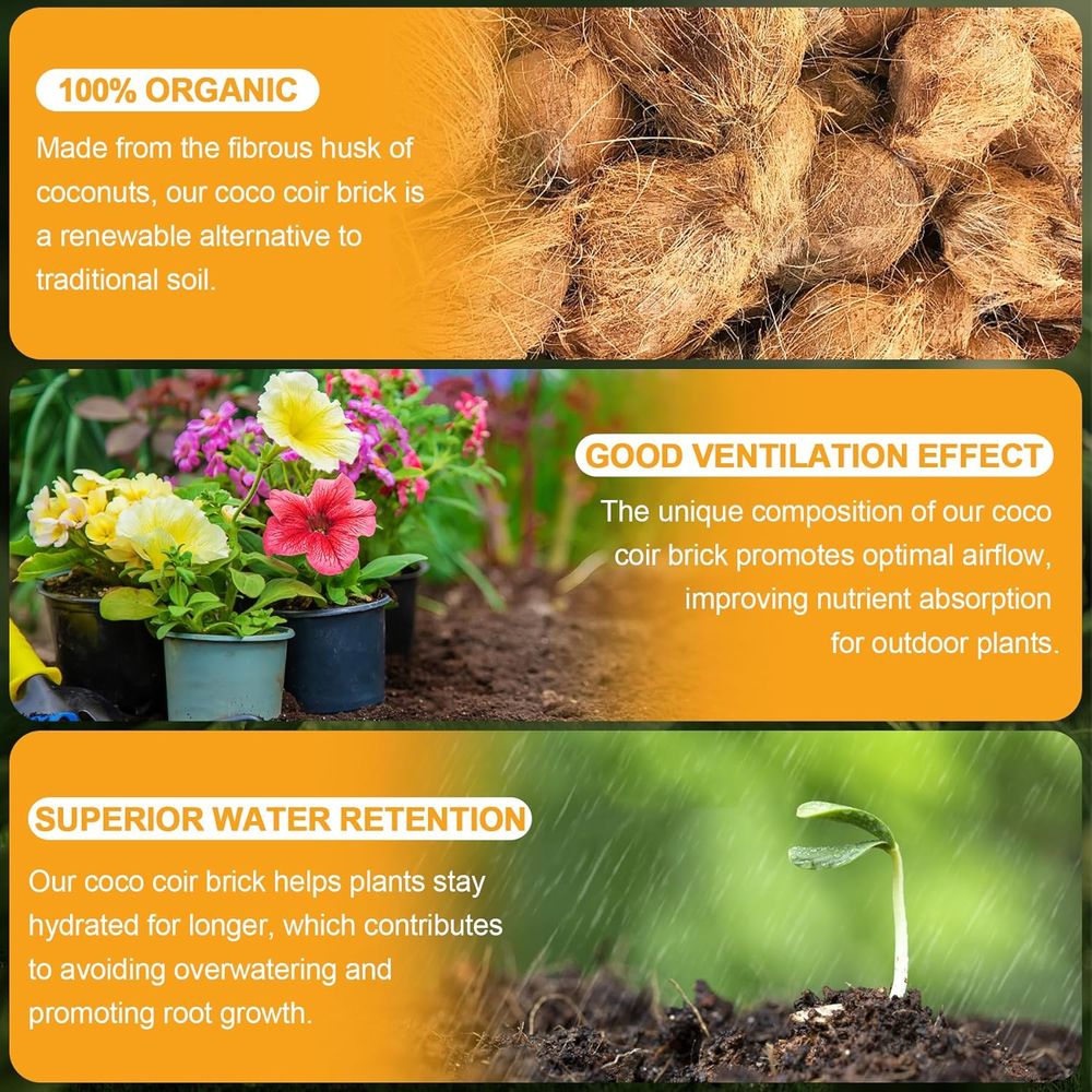 ألياف جوز الهند العضوية المضغو - مراجعة Substrate Coconut Fiber وسعره