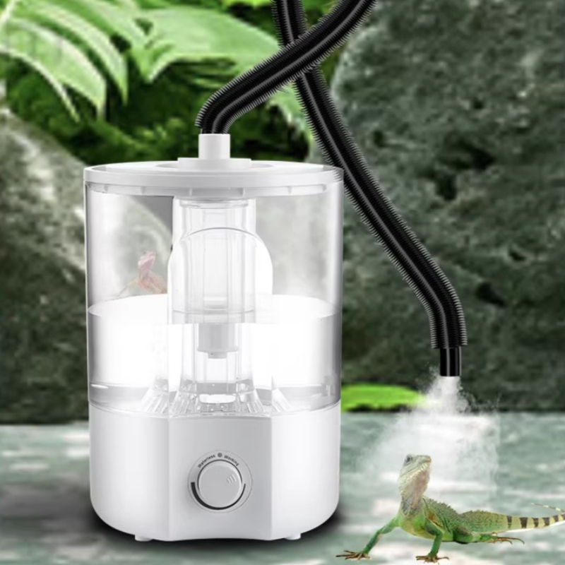 جهاز ترطيب للزواحف قابل للتعدي - مراجعة Terrarium Fogger Ultrasonic وسعره
