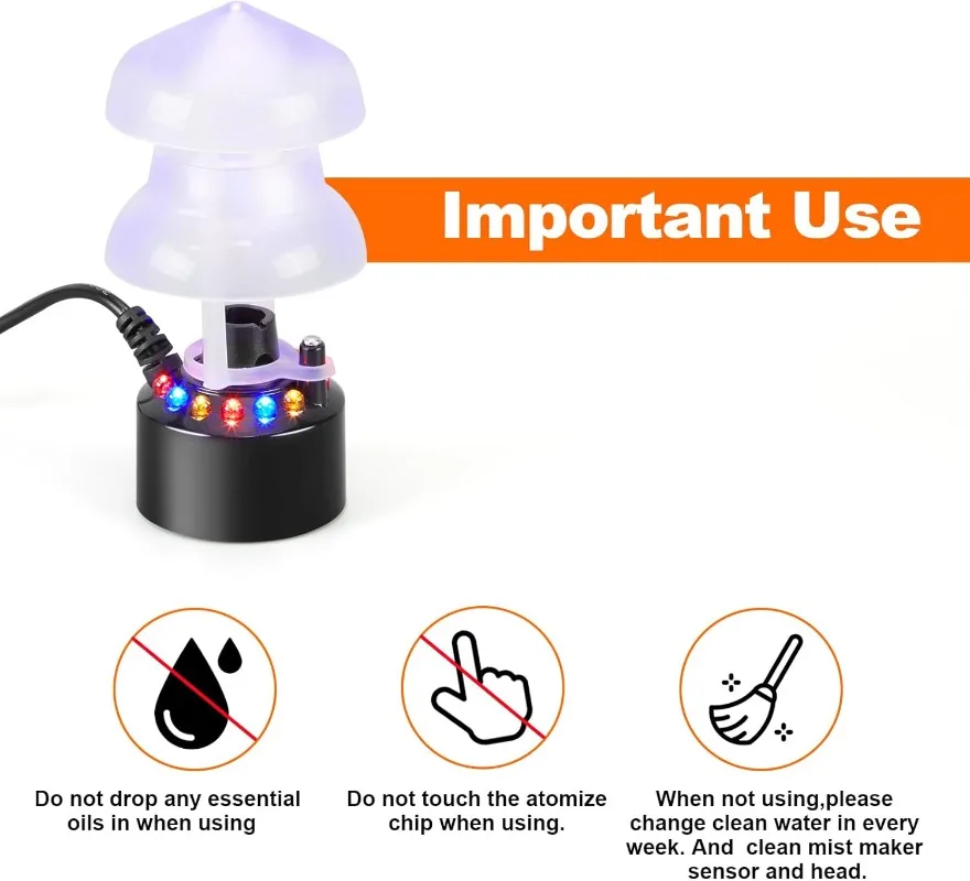 بالموجات فوق الصوتية البخاخة ض - مراجعة Terrarium Fogger Ultrasonic وسعره