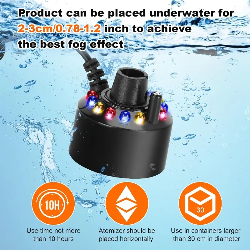 بالموجات فوق الصوتية البخاخة ض - مراجعة Terrarium Fogger Ultrasonic وسعره