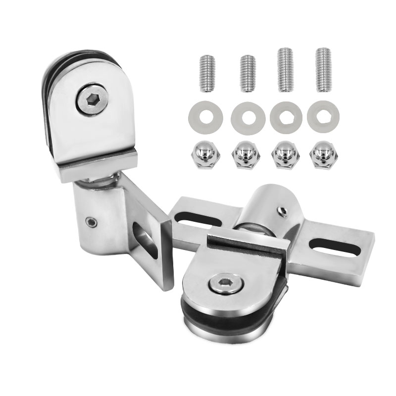 مشبك باب زجاجي للحمام من سبائك - مراجعة Glass Door Hinge وسعره