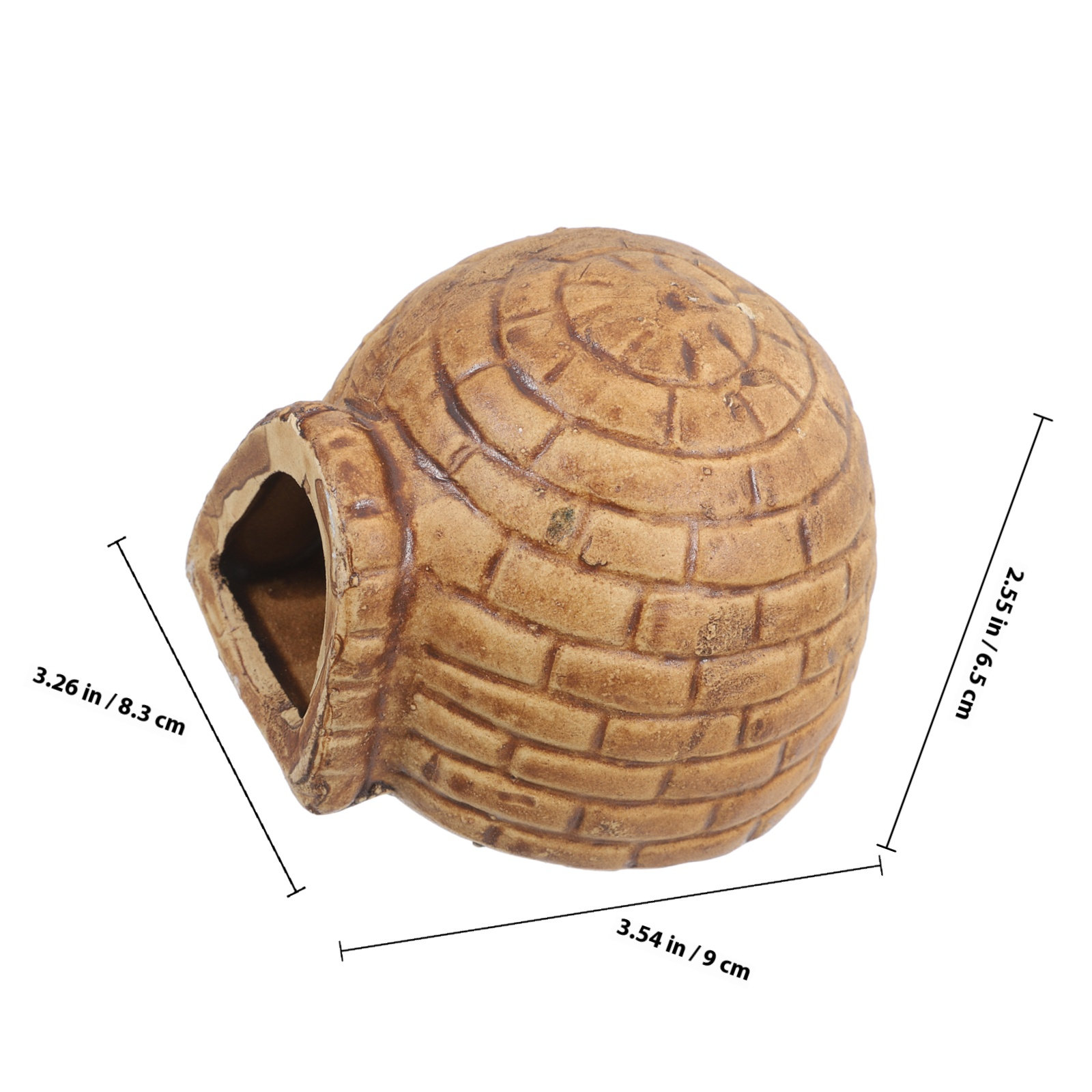 مخبأ أسماك الزينة من السيراميك - مراجعة Hide Cave Ceramic وسعره