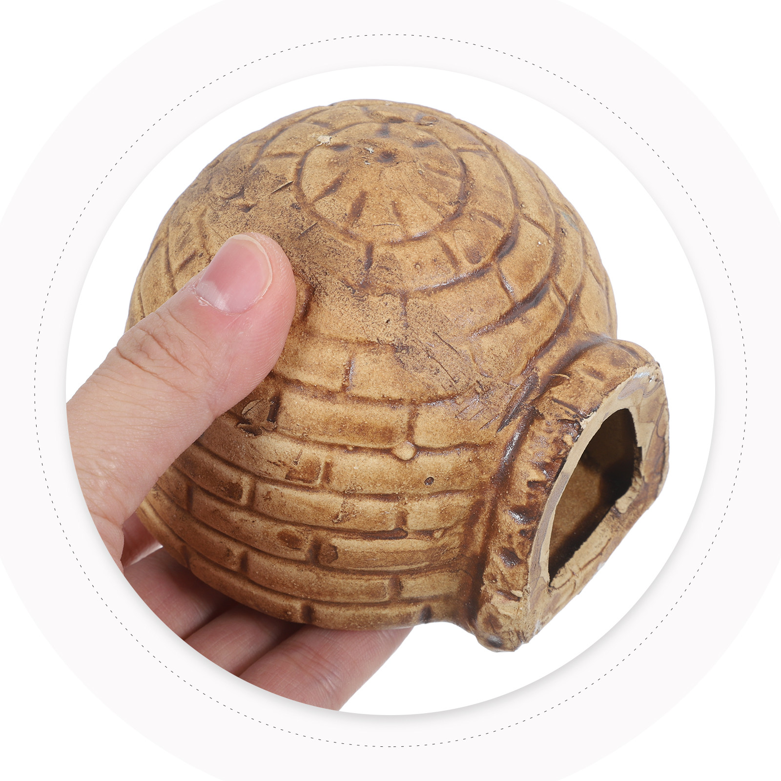 مخبأ أسماك الزينة من السيراميك - مراجعة Hide Cave Ceramic وسعره