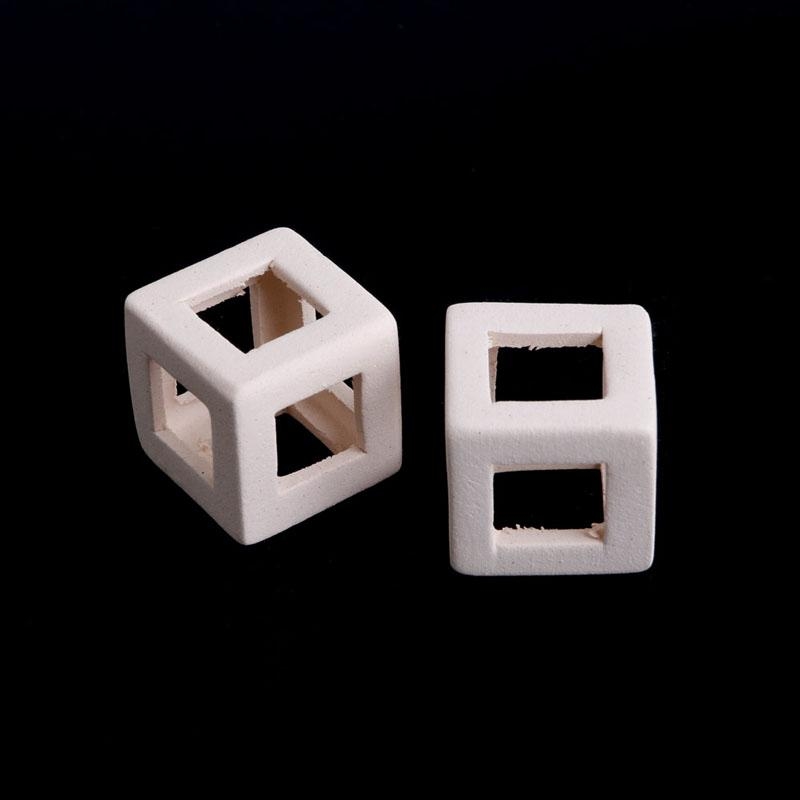 حوض السمك الديكور مكعب كهف الس - مراجعة Hide Cave Ceramic وسعره