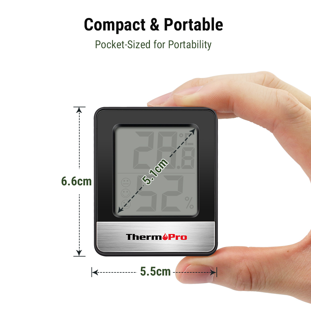 ThermoPro TP49 محطة الطقس الصغ - مراجعة Digital Hygrometer Probe وسعره