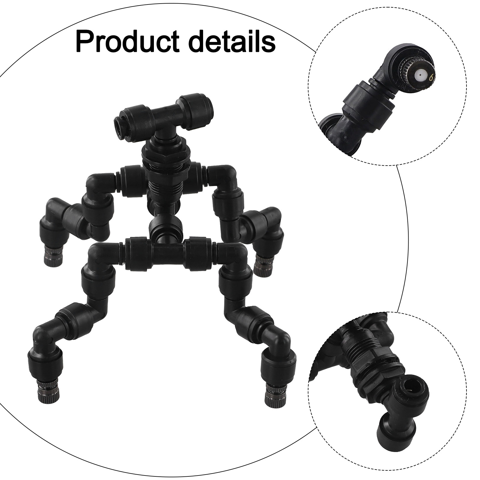 فوهة رش بلاستيكية سوداء قابلة  - مراجعة Misting Nozzle Reptile وسعره