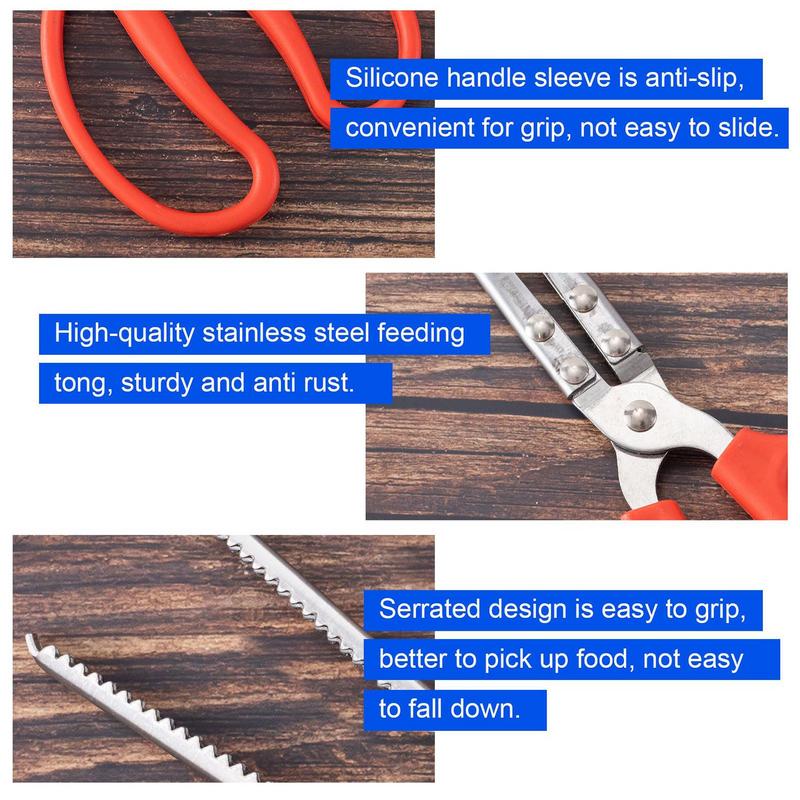 ملقط تغذية الزواحف من الفولاذ  - مراجعة Feeding Tong Stainless وسعره