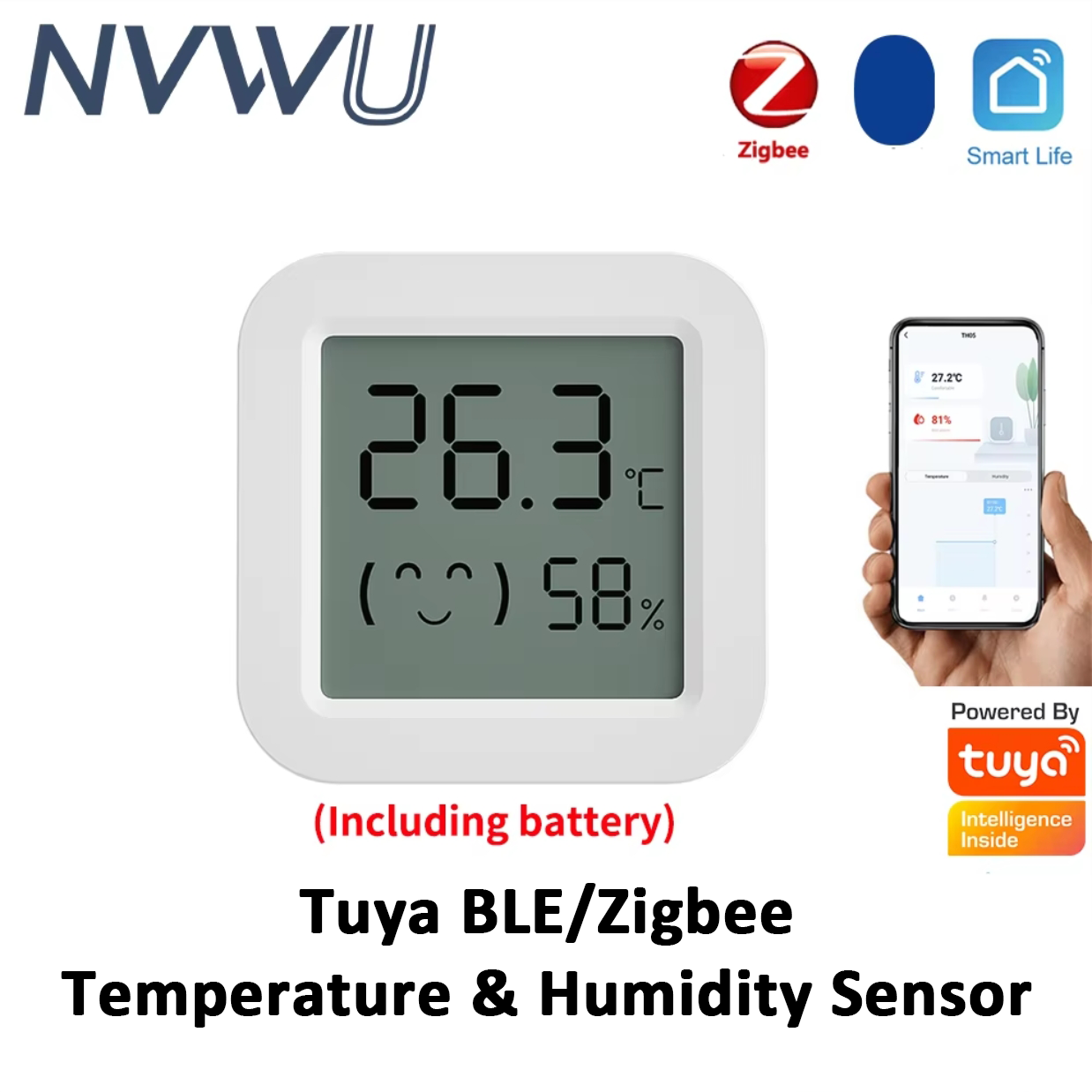 تويا زيجبي مستشعر درجة الحرارة - مراجعة Digital Hygrometer Probe وسعره