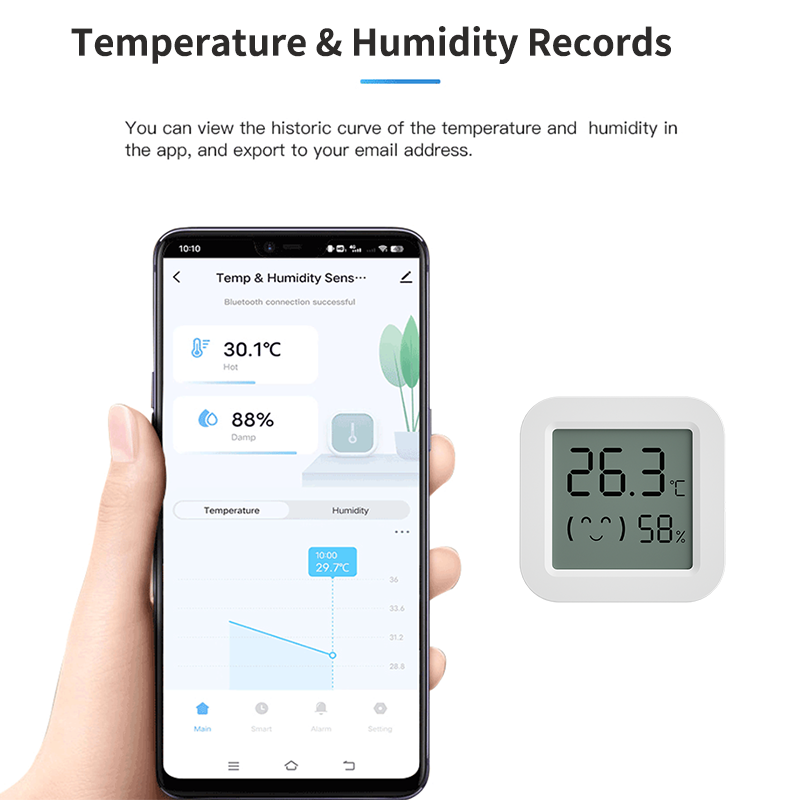 تويا زيجبي مستشعر درجة الحرارة - مراجعة Digital Hygrometer Probe وسعره