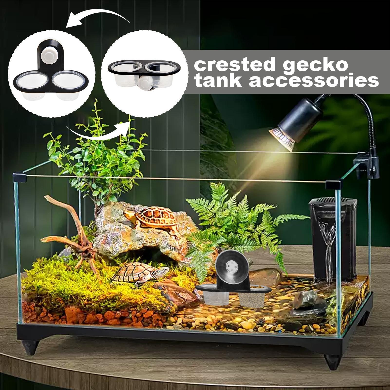 طبق طعام وجهاز توزيع مياه للمن - مراجعة Water Dish Reptile وسعره