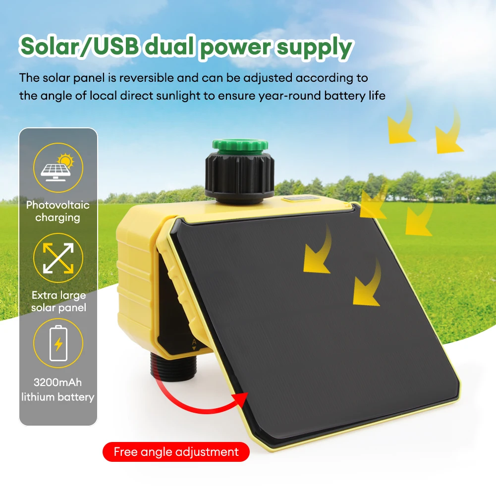 جهاز تحكم آلي بالري بالتنقيط ي - مراجعة Timer Dual Outlet وسعره