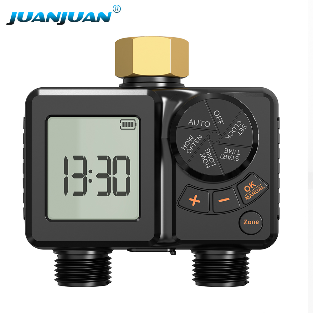 نظام ري ذكي أوتوماتيكي بمخرجين - مراجعة Timer Dual Outlet وسعره