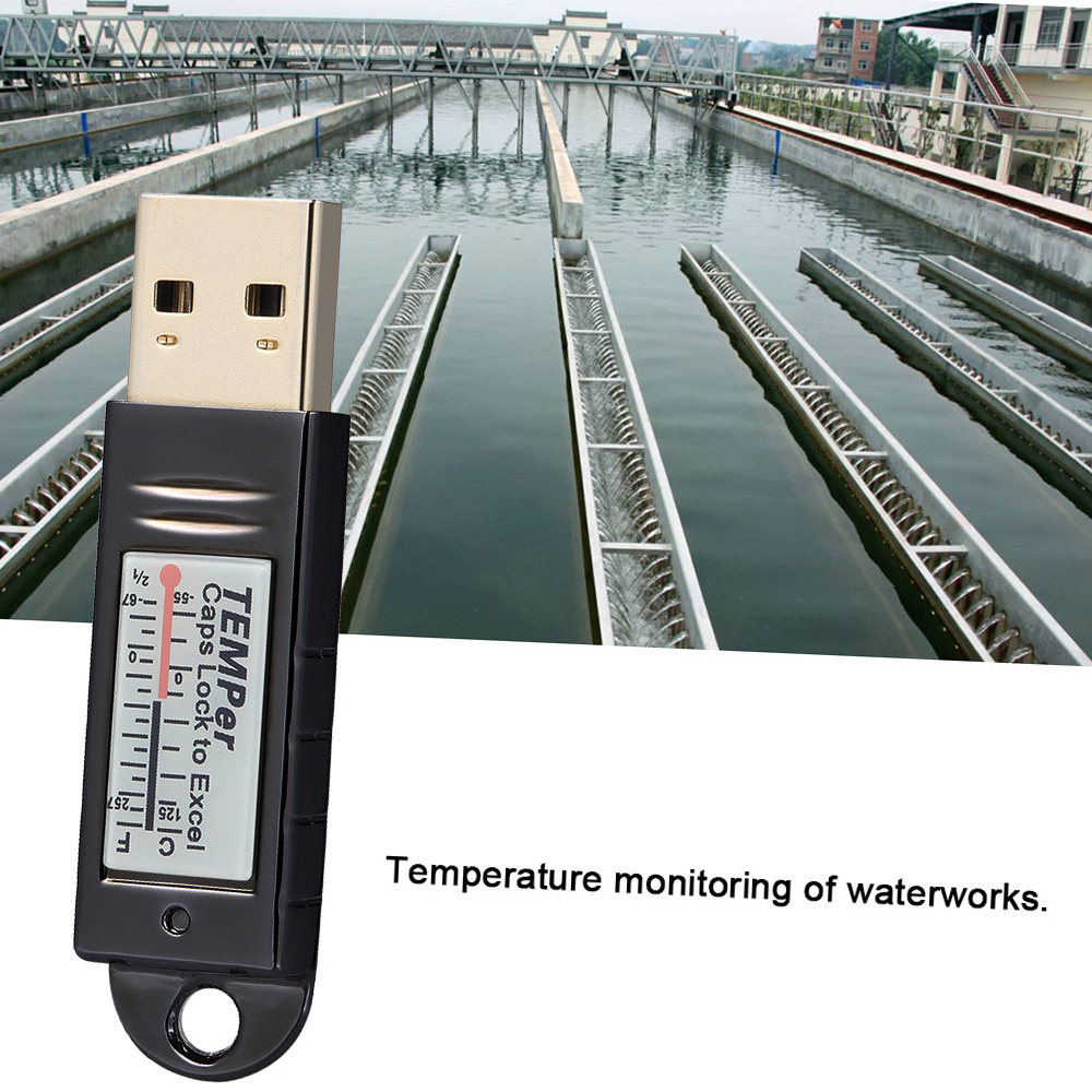 جهاز قياس الحرارة والرطوبة USB - مراجعة Digital Hygrometer Probe وسعره
