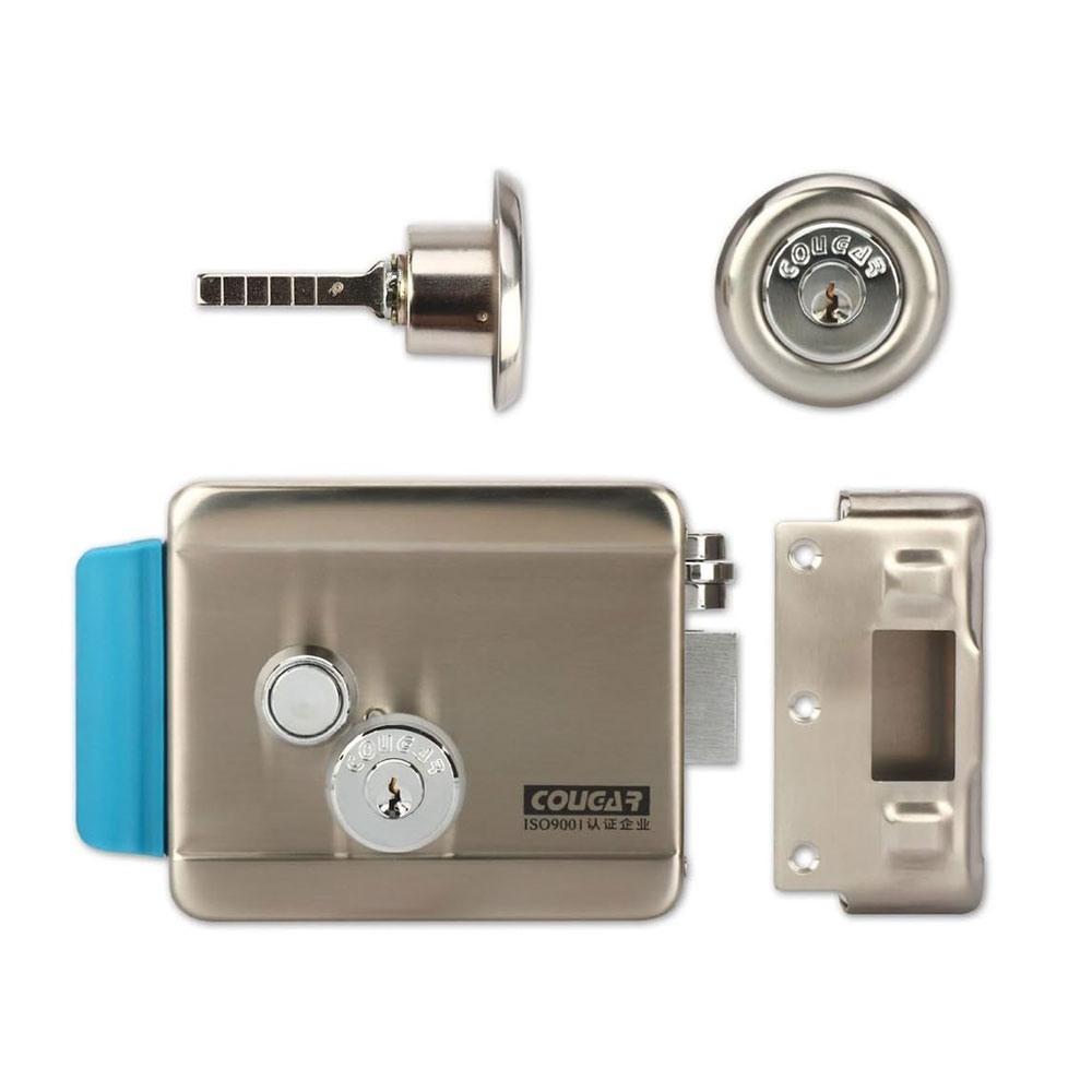 قفل باب إلكتروني كهربائي 12 فو - مراجعة Glass Door Hinge وسعره