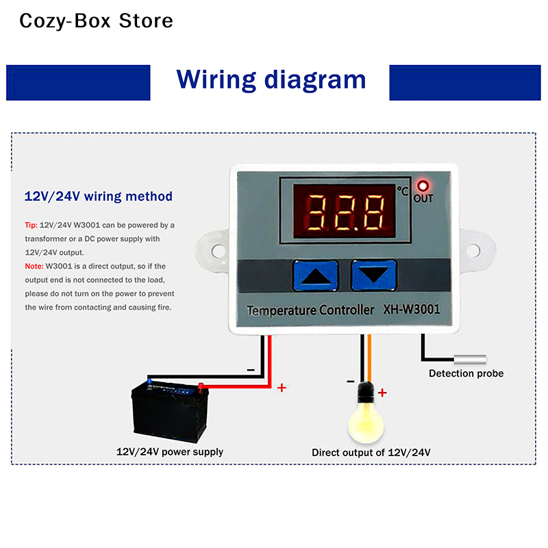 جهاز تحكم في الرطوبة رقمي XH-W - مراجعة Digital Hygrometer Probe وسعره