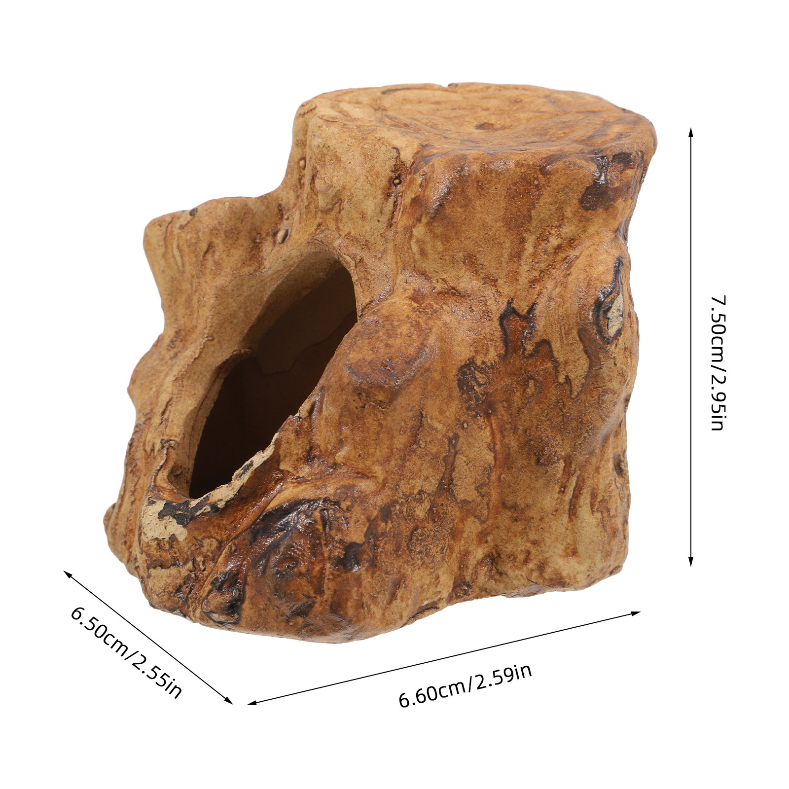 ديكورات حوض السمك من السيراميك - مراجعة Hide Cave Ceramic وسعره
