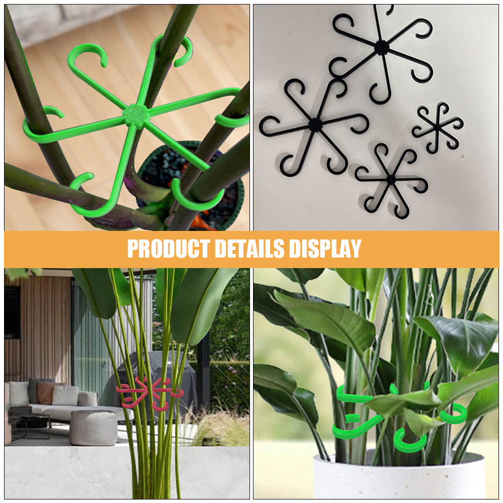 12 قطعة من مشابك دعم سيقان الن - مراجعة Vine Climbing Plastic وسعره