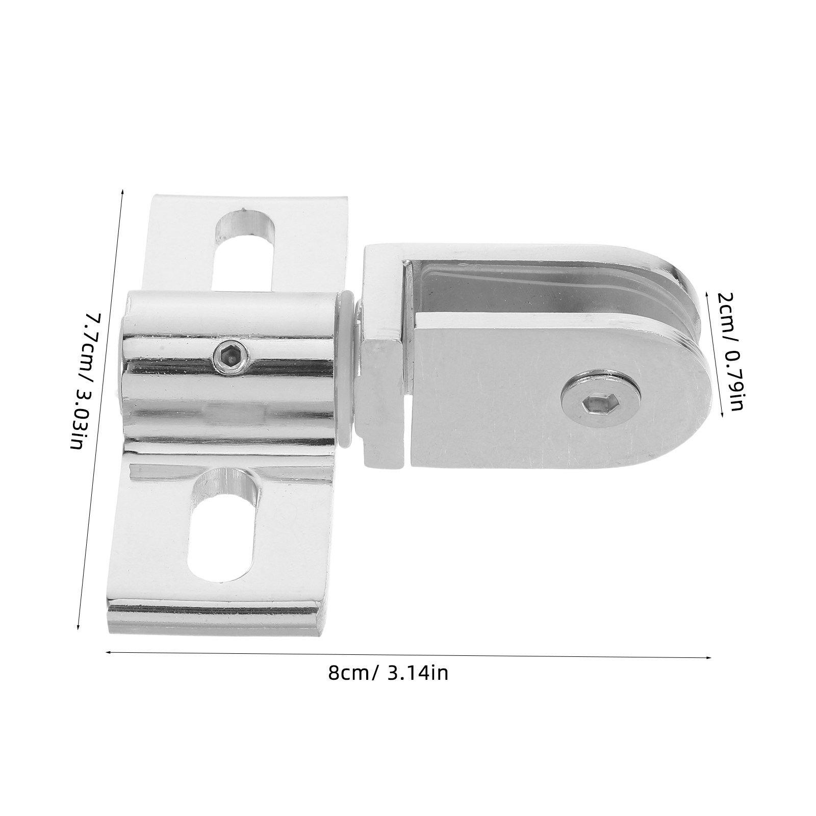 طقم من قطعتين من مفصلات أبواب  - مراجعة Glass Door Hinge وسعره