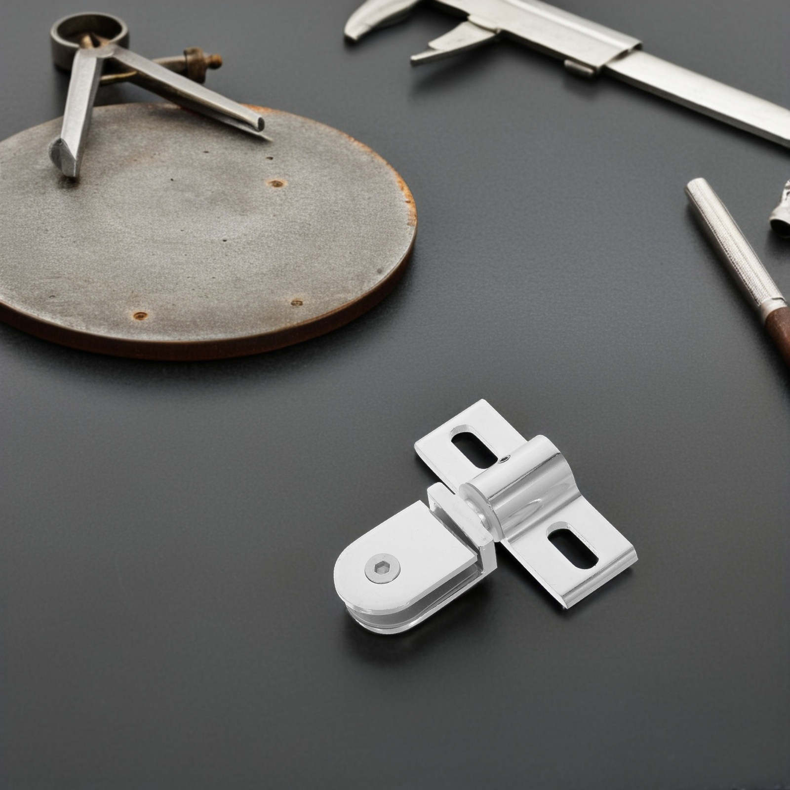 طقم من قطعتين من مفصلات أبواب  - مراجعة Glass Door Hinge وسعره